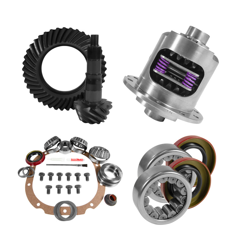 Load image into Gallery viewer, Yukon 8.8in Ford 3.73 Rear Ring &amp; Pinion Install Kit 31 Spline Positraction 2.99in Axle Bearings
