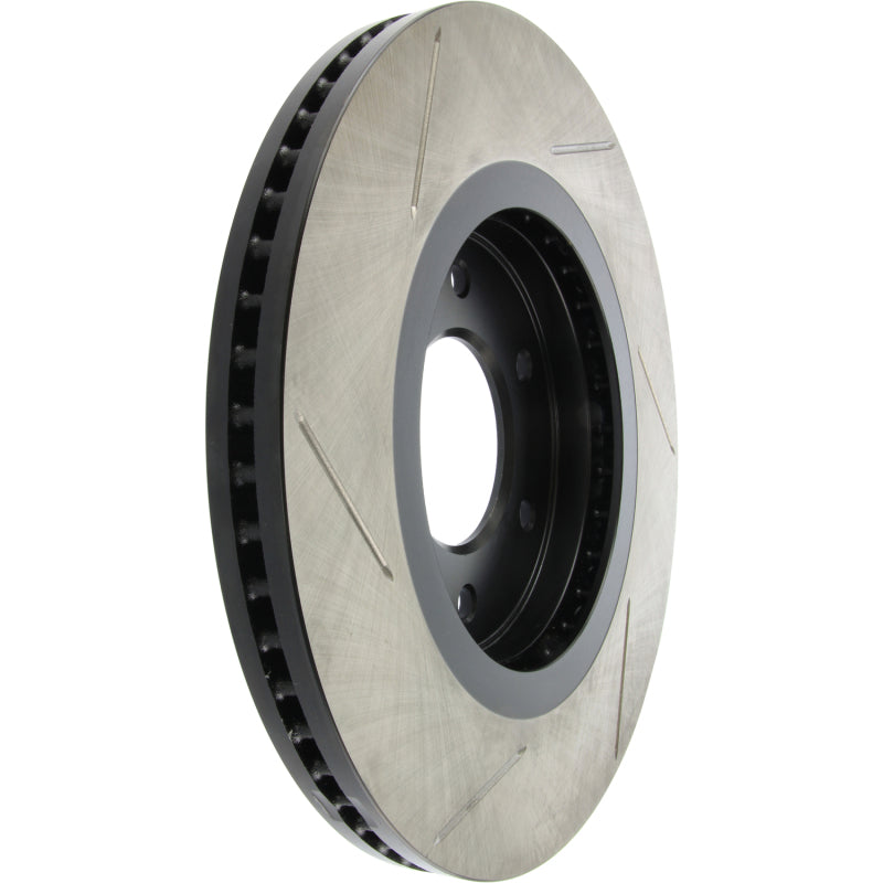 Load image into Gallery viewer, StopTech Power Slot 08-09 Infiniti QX4/QX56 / 07-09 Nissan Armada Left Front Slotted Rotor
