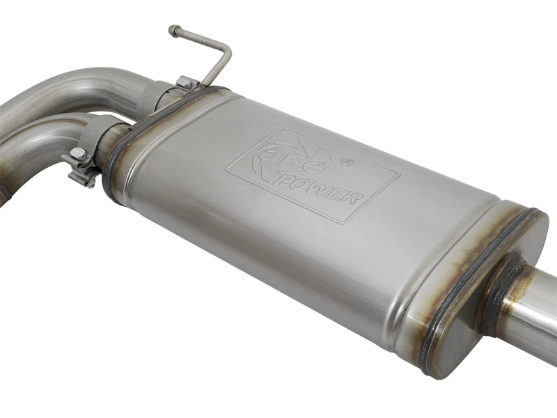 Load image into Gallery viewer, aFe Rebel Exhausts Cat-Back SS 16 Toyota Tacoma V6-3.5L w/ Black Tips
