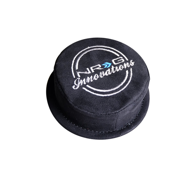 Load image into Gallery viewer, NRG Reinforced Steering Wheel (380mm) Nascar/ Alcantara 3 Spoke w/ NRG Logo/ Removable Crushed Pad
