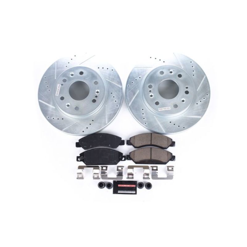 Load image into Gallery viewer, Power Stop 07-08 Cadillac Escalade Front Z23 Evolution Sport Brake Kit
