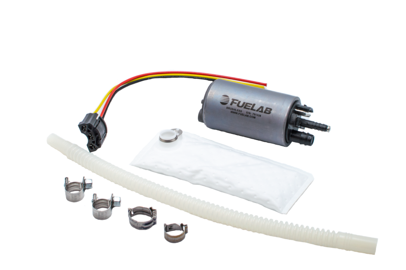 Load image into Gallery viewer, Fuelab 496 In-Tank Brushless Fuel Pump w/9mm Barb &amp; 6mm Barb Siphon - 500 LPH
