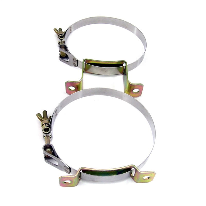 Load image into Gallery viewer, Nitrous Express Stainless Steel Bottle Brackets for 12lb Composite Bottles
