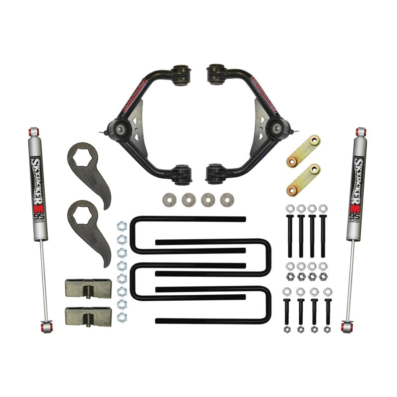 Load image into Gallery viewer, Skyjacker 2011-2019 GM 2500HD/3500HD 2WD/4WD 3-3.5in UCA Lift Kit w/Rear Monotube M9500 Shocks
