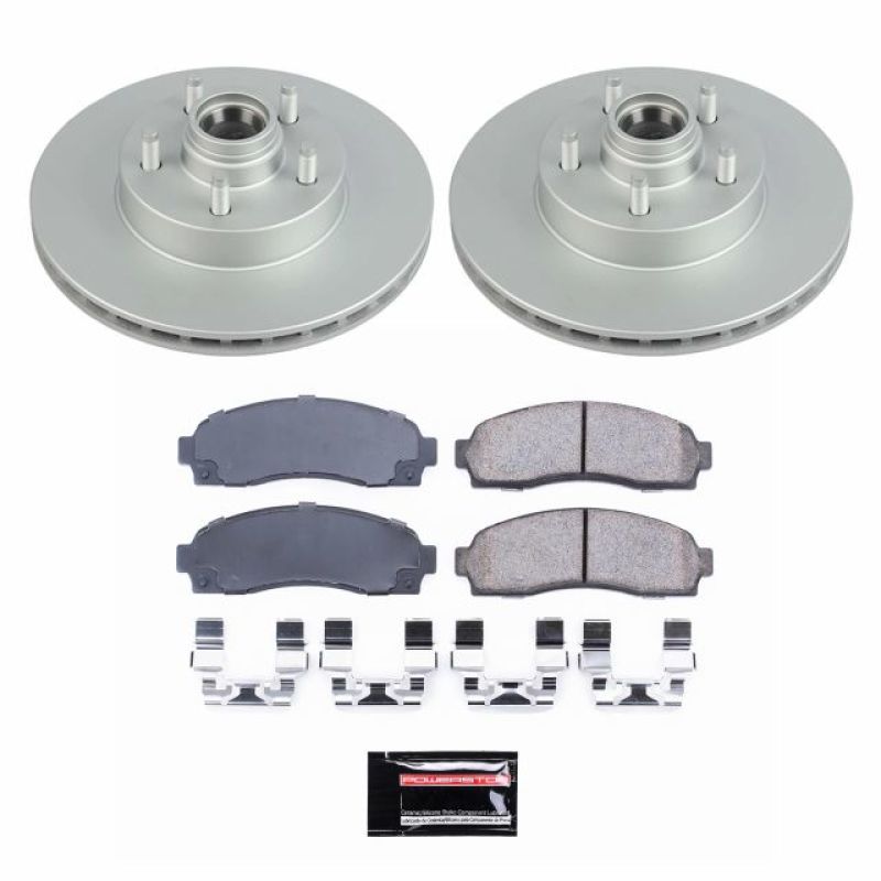 Load image into Gallery viewer, Power Stop 10-11 Ford Ranger Front Z17 Evolution Geomet Coated Brake Kit
