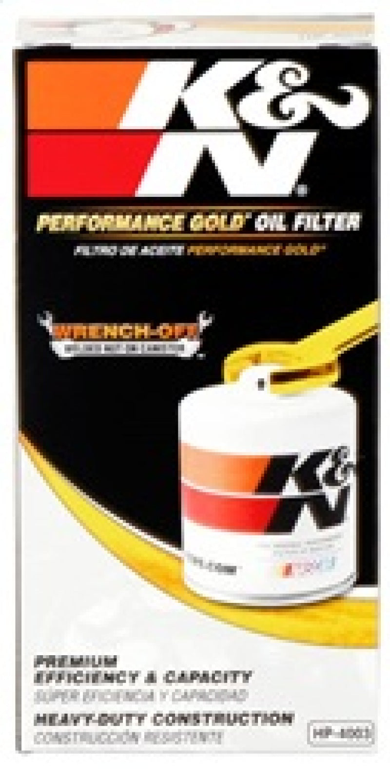 Load image into Gallery viewer, K&amp;N Dodge Performance Gold Oil Filter
