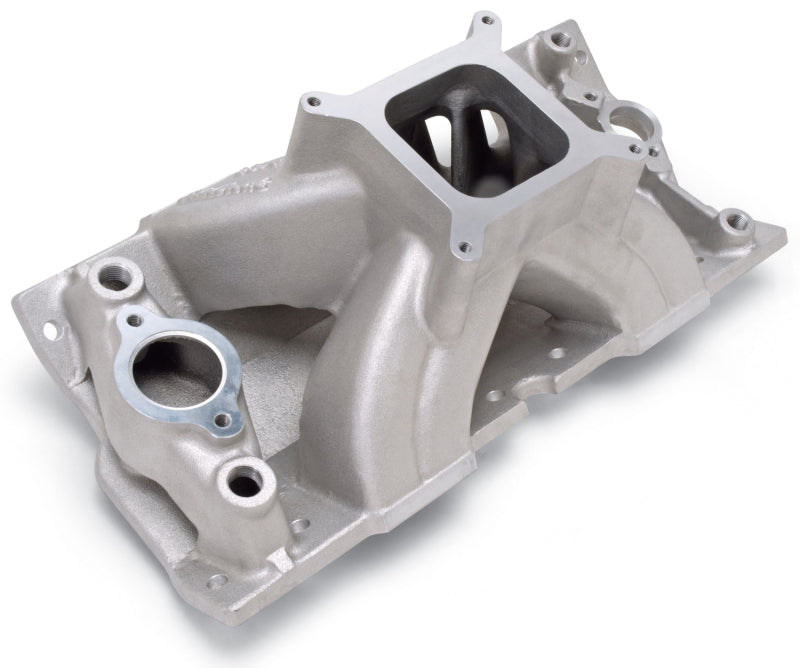 Load image into Gallery viewer, Edelbrock Super Victor SBC Manifold for GM Cast Iron Vortec Heads (Race Manifold)
