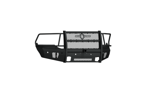 Road Armor 13-18 Ram 1500 Vaquero Front Bumper Full Guard 2in Receiver - Tex Blk