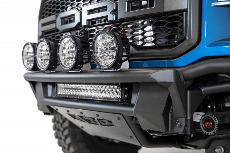Load image into Gallery viewer, Addictive Desert Designs 17-20 Ford Raptor Pro Bolt-On Front Bumper - Hammer Black
