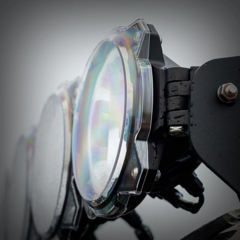 Load image into Gallery viewer, KC HiLiTES 6in. Light Shield for Gravity Pro6 LED Lights (Single) - Clear
