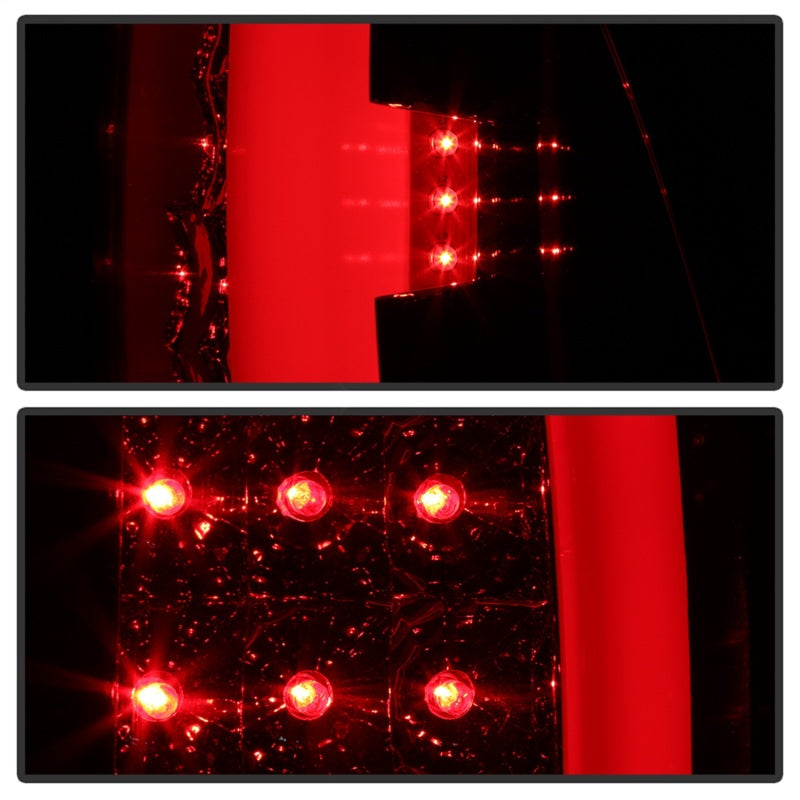 Load image into Gallery viewer, xTune 05-15 Toyota Tacoma (Excl Models w/LED) Light Bar LED Tail Lights -Chrm (ALT-ON-TT05-LBLED-C)
