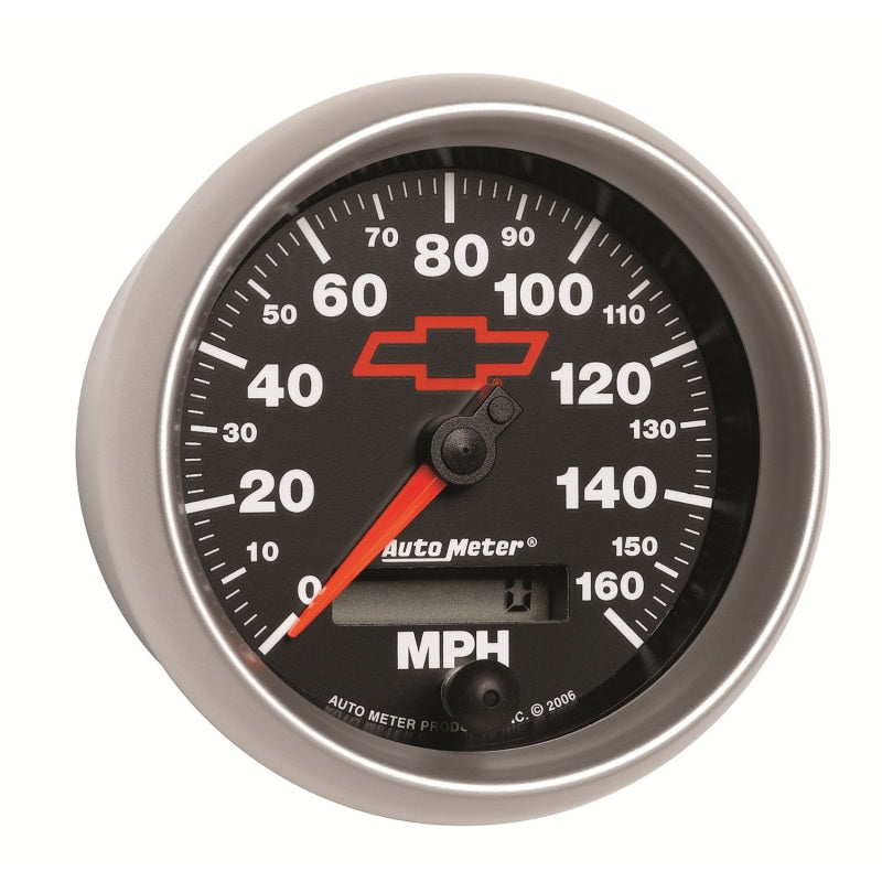 Load image into Gallery viewer, Autometer Speedometer 3-3/8in, 0-160 MPH, Elec. Programmable - Bowtie Black
