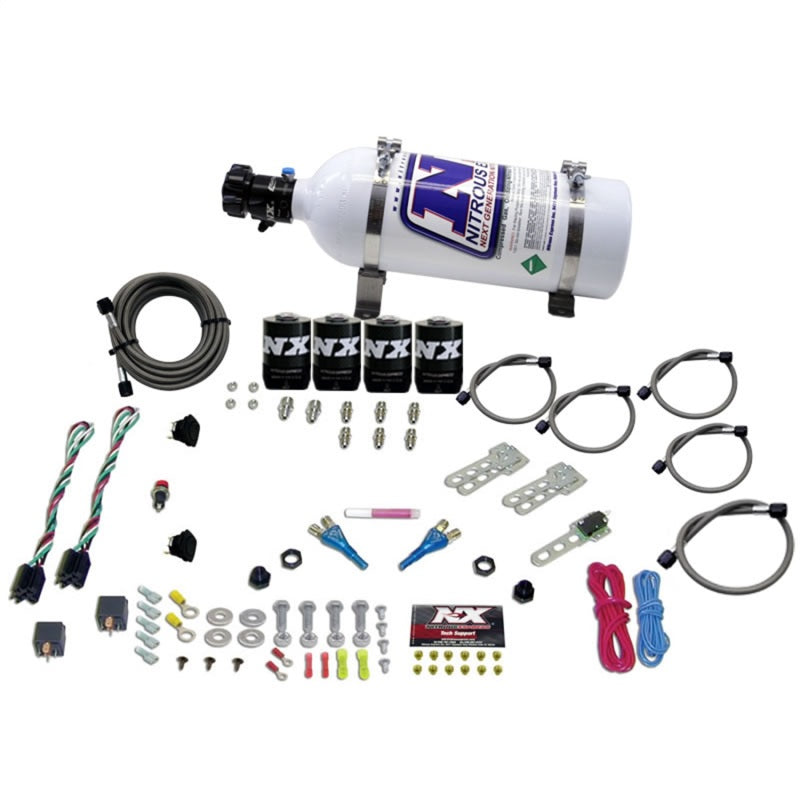 Load image into Gallery viewer, Nitrous Express GM EFI Dual Stage Nitrous Kit (50-150HP x 2) w/5lb Bottle
