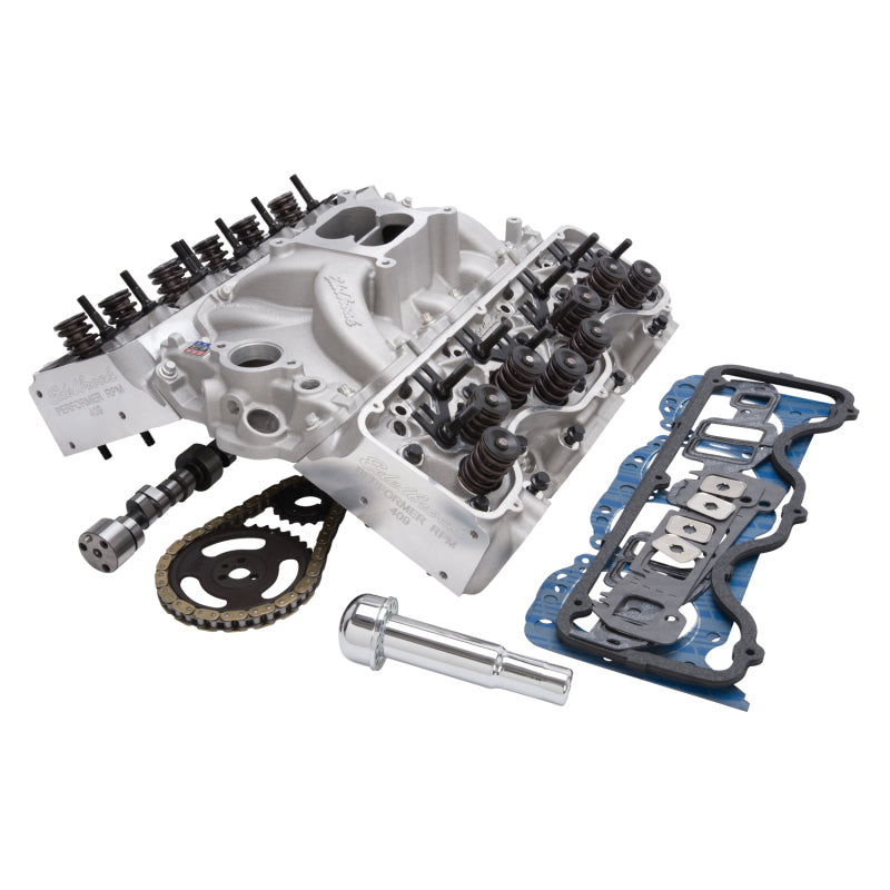 Load image into Gallery viewer, Edelbrock Power Package Top End Kit Performer RPM 348-409 BB Chevy W-Series V8 450+ Hp
