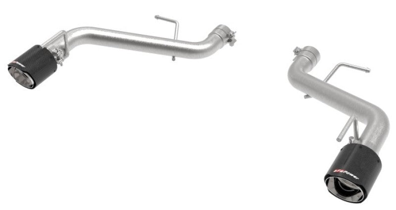 Load image into Gallery viewer, aFe POWER MACH Force-Xp 2.5in Axle-Back Exhaust System 16-20 Chevy Camaro SS V8 6.2L - Carbon Fiber
