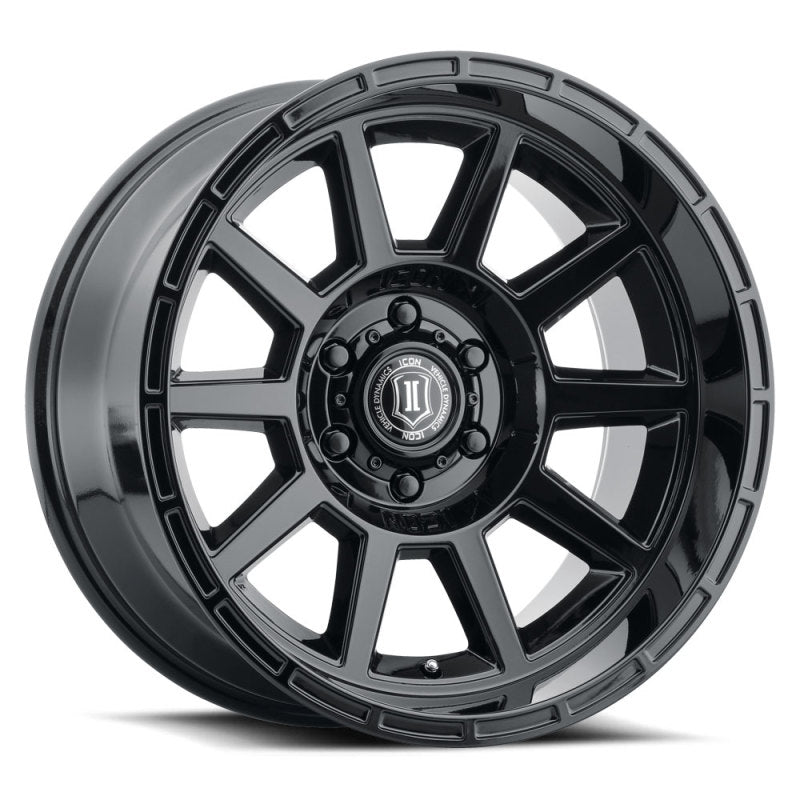 Load image into Gallery viewer, ICON Recoil 20x10 6x5.5 -24mm Offset 4.5in BS Gloss Black Wheel
