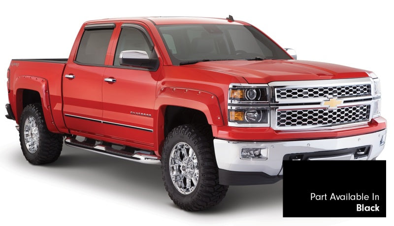 Load image into Gallery viewer, Bushwacker 16-18 Chevy Silverado 1500 Fleetside Pocket Style Flares 4pc 69.3in Bed - Black
