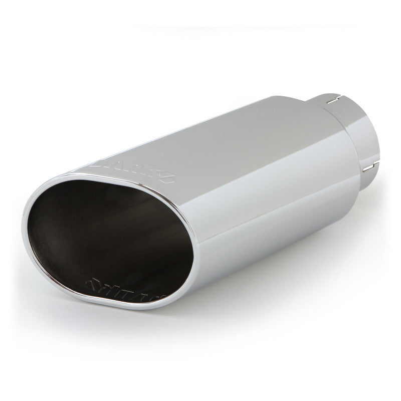 Load image into Gallery viewer, Banks Power Tailpipe Tip Kit - SS Obround Slash Cut - Chrome - 4in Tube - 5in X 6in X 14in
