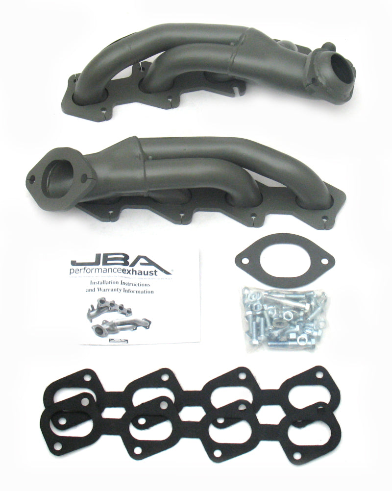 Load image into Gallery viewer, JBA 99-04 Ford Mustang 4.6L 4V 1-5/8in Primary Ti Ctd Cat4Ward Header
