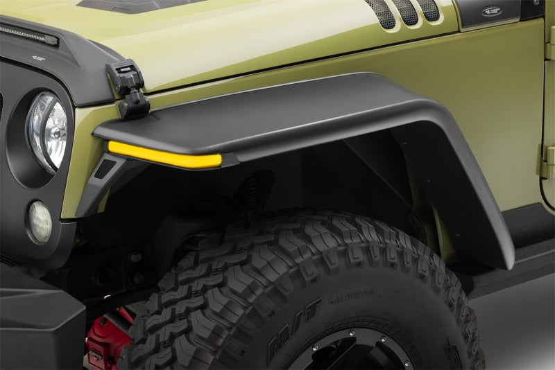 Load image into Gallery viewer, Rugged Ridge 07-18 Jeep Wrangler JK 2-Door+4-Door Unlimited Max Terrain Fender Flare Front+Rear Set
