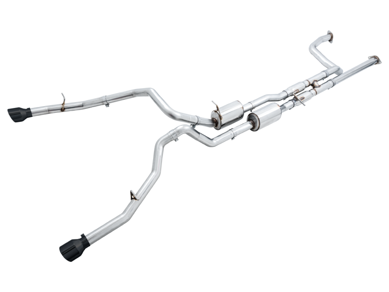 Load image into Gallery viewer, AWE Tuning 2021 RAM 1500 TRX 0FG Cat-Back Exhaust - Diamond Black Tips
