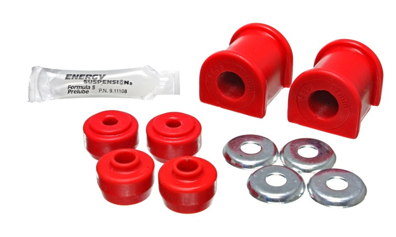 Load image into Gallery viewer, Energy Suspension 03-08 Lexus / 03-08 Toyota 4Runner Red 17mm Rear Sway Bar Bushing Kit
