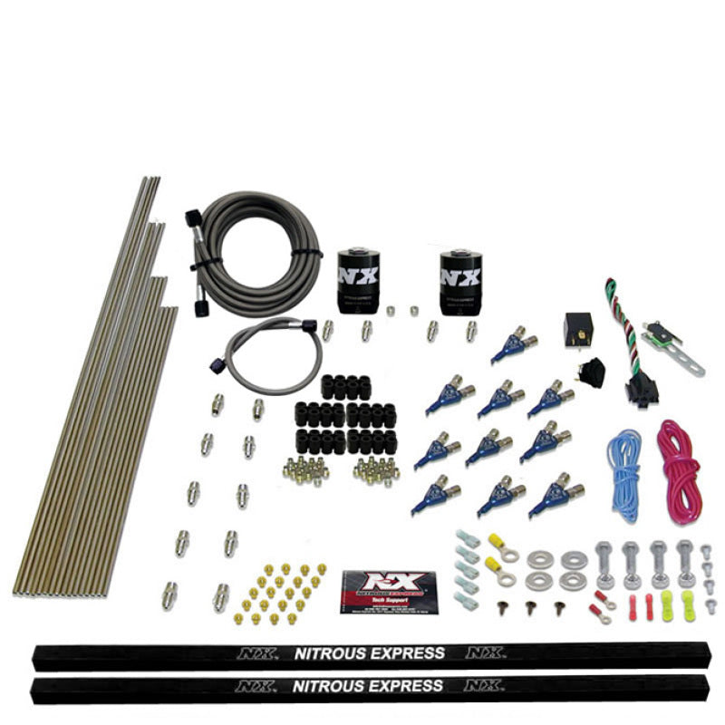 Load image into Gallery viewer, Nitrous Express 10 Cyl Piranha Nozzle Direct Port Nitrous Kit (250-500HP) w/o Bottle
