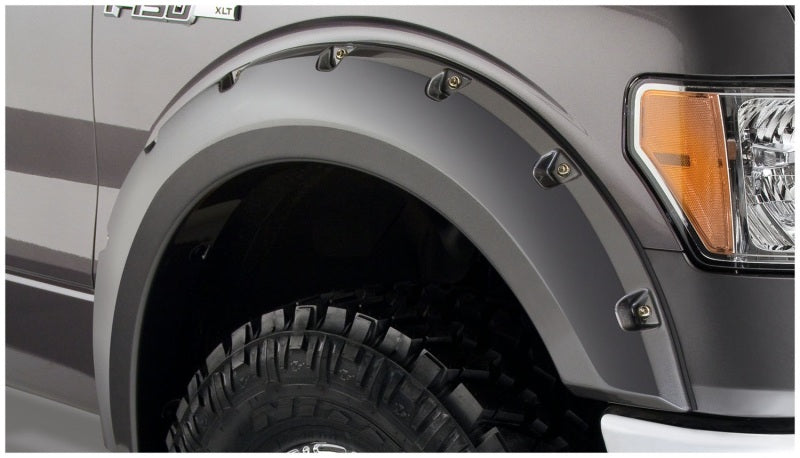 Load image into Gallery viewer, Bushwacker 09-14 Ford F-150 Styleside Pocket Style Flares 4pc 67.0/78.8/97.4in Bed - Black
