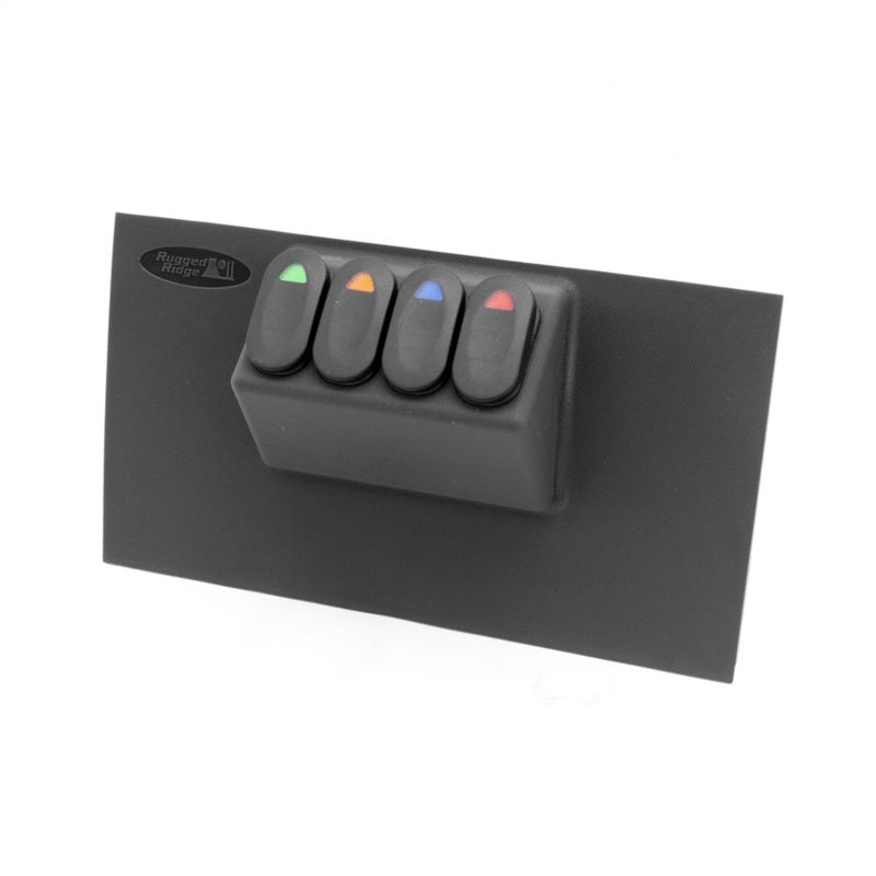 Load image into Gallery viewer, Rugged Ridge Lower Switch Panel Kit 07-10 Jeep Wrangler JK
