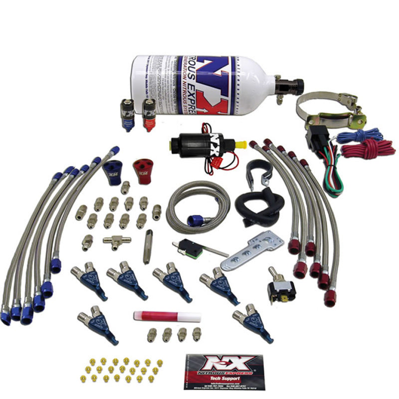 Load image into Gallery viewer, Nitrous Express Six Cyl Piranha Nitrous Kit w/2.5lb Bottle
