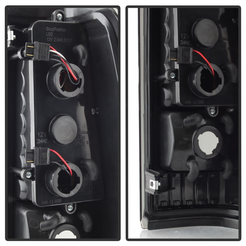 Load image into Gallery viewer, xTune 99-02 Chevy Silverado 1500/2500/3500 V2 LED Tail Lights - Black Smoke (ALT-ON-CS99-G2-LED-BSM)
