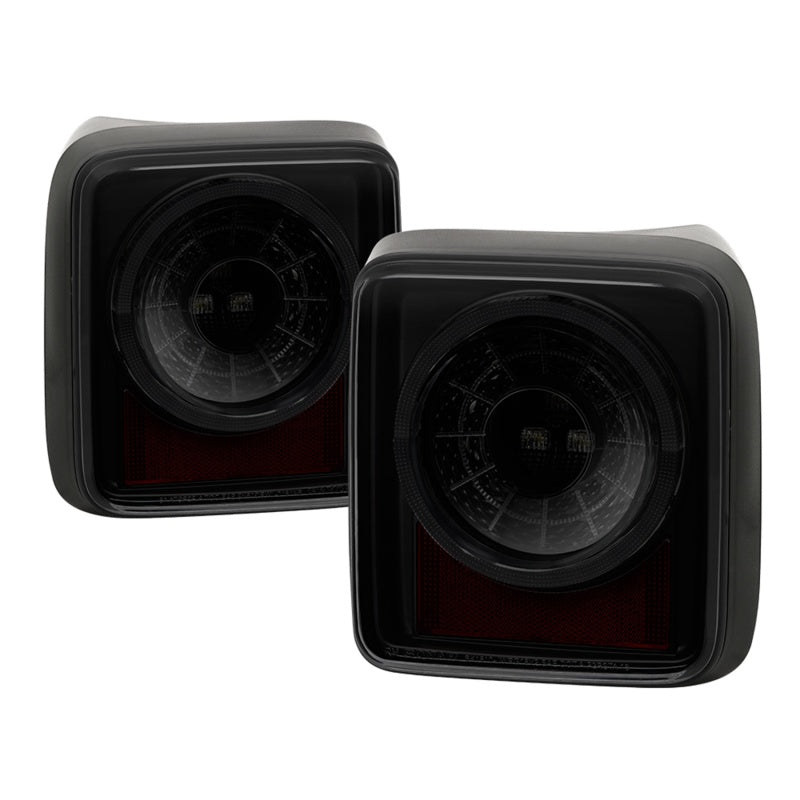 Load image into Gallery viewer, Spyder 19-20 Jeep Wrangler - Full LED Tail Lights - Seq Turn Sign - Black Smoke ALT-YD-JW19-SEQ-BSM
