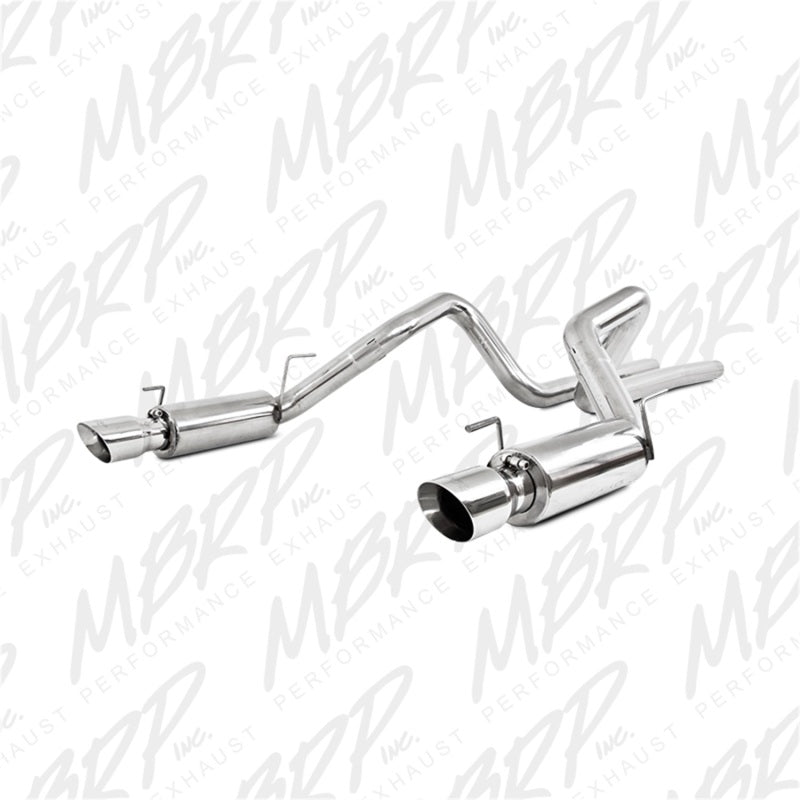 Load image into Gallery viewer, MBRP 05-09 Ford Shelby GT500 / GT Dual Split Rear Race Version, T409 4in Tips Exhaust System
