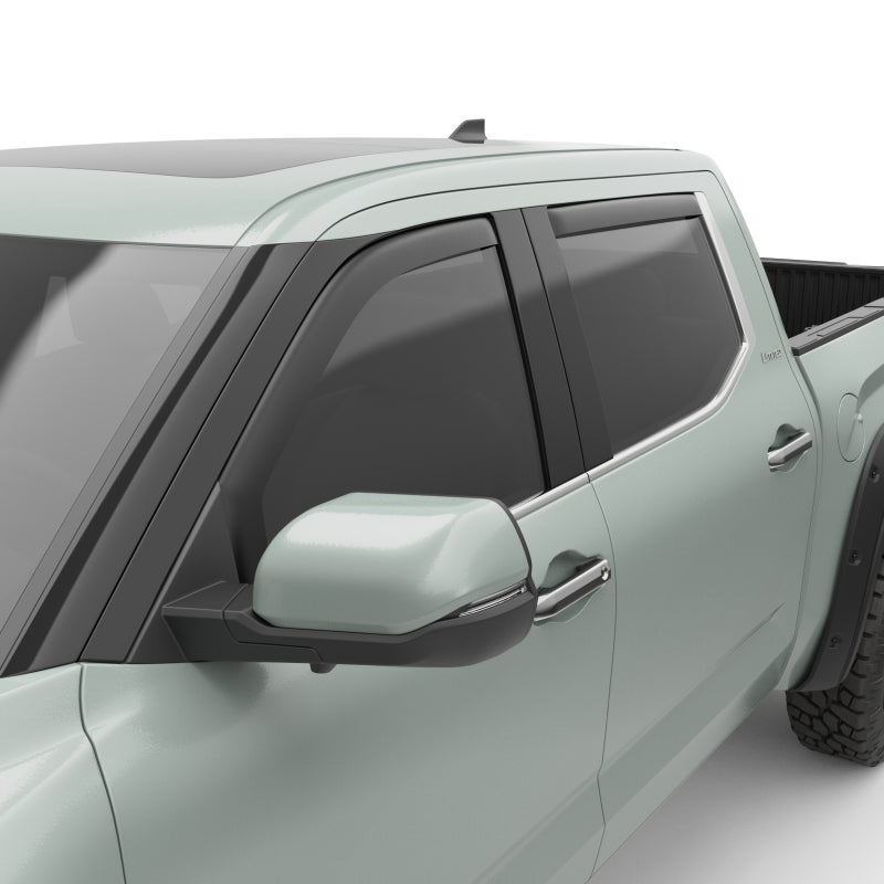 Load image into Gallery viewer, EGR 2022+ Toyota Tundra In-Channel Window Visors Front/Rear Set Matte Black
