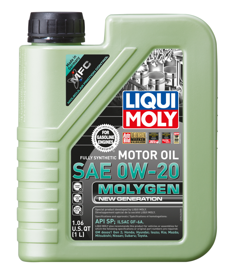 Load image into Gallery viewer, LIQUI MOLY 1L Molygen New Generation Motor Oil SAE 0W20
