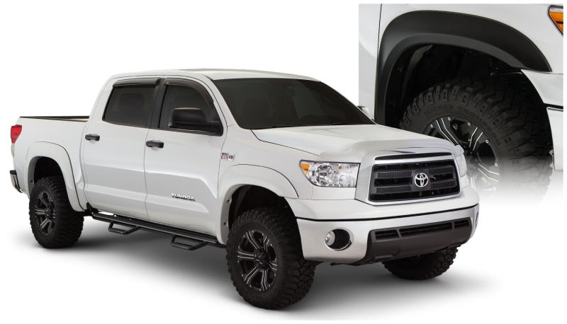 Load image into Gallery viewer, Bushwacker 07-13 Toyota Tundra Fleetside Extend-A-Fender Style Flares 4pc - Black
