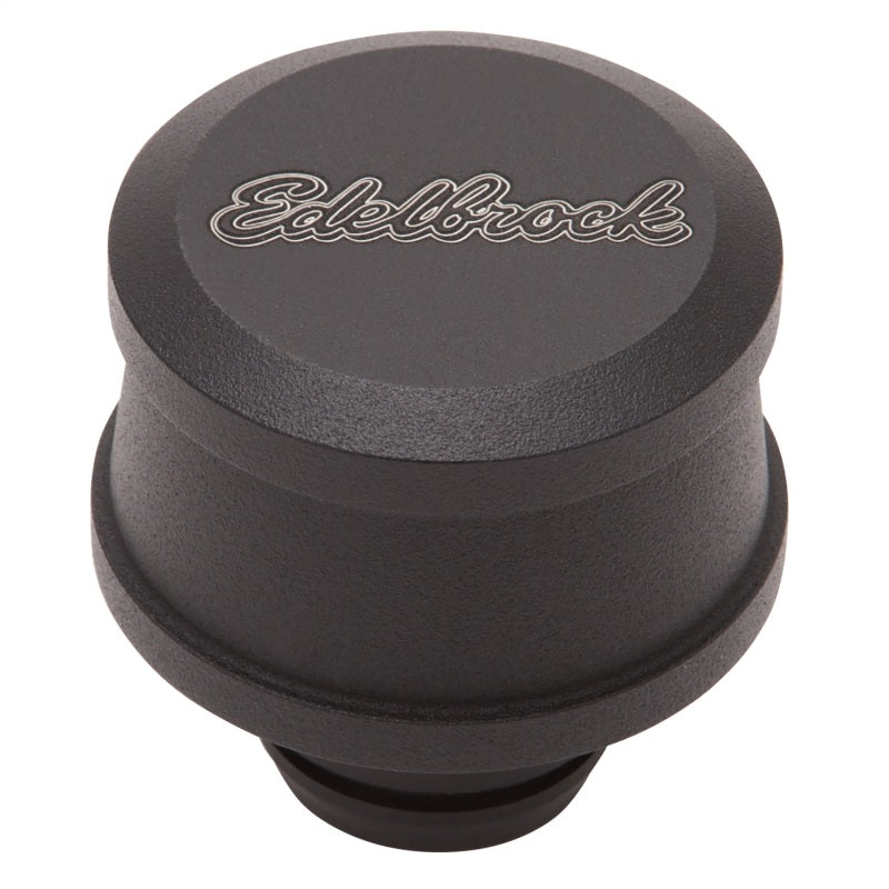 Load image into Gallery viewer, Edelbrock Billet Aluminum Breather w/ Black Powder Coat Finish
