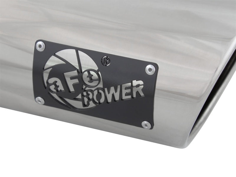 Load image into Gallery viewer, aFe Diesel Exhaust Tip Bolt On Polished 4in Inlet x 5in Outlet x 15in
