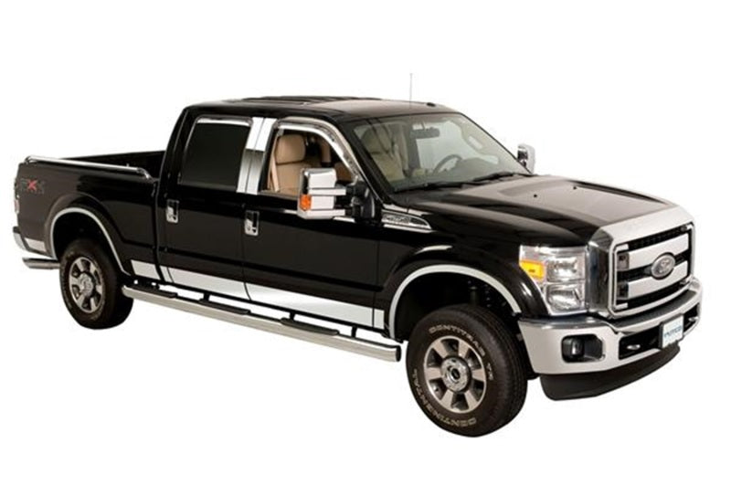 Load image into Gallery viewer, Putco 11-16 Ford SuperDuty - Crew Cab 8ft Long Box - 12pcs - 6.25in Wide SS Rocker Panels
