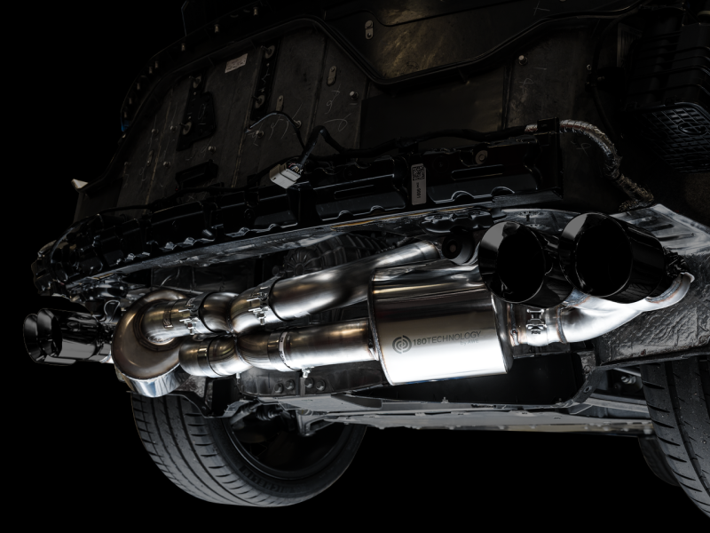 Load image into Gallery viewer, AWE Tuning 2020 Chevrolet Corvette (C8) Touring Edition Exhaust - Quad Diamond Black Tips
