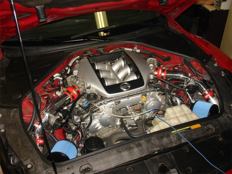 Load image into Gallery viewer, Injen 10-12 Nissan R35 GTR V6 3.8L Twin Turbo Polished Short Ram Intake
