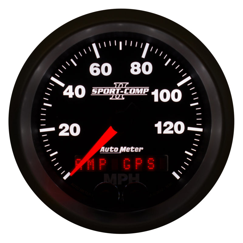 Load image into Gallery viewer, Autometer Sport-Comp II 3-3/8in 0-140MPH In-Dash Electronic GPS Programmable Speedometer
