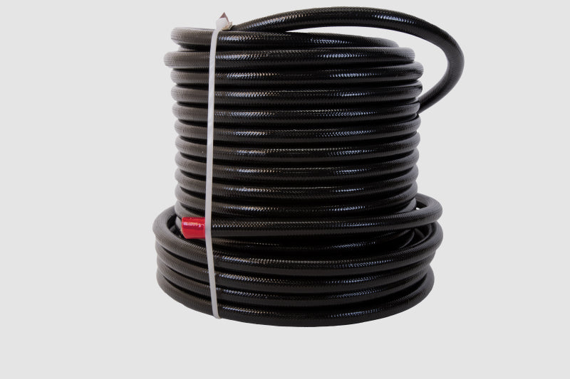 Load image into Gallery viewer, Aeromotive PTFE SS Braided Fuel Hose - Black Jacketed - AN-08 x 12ft
