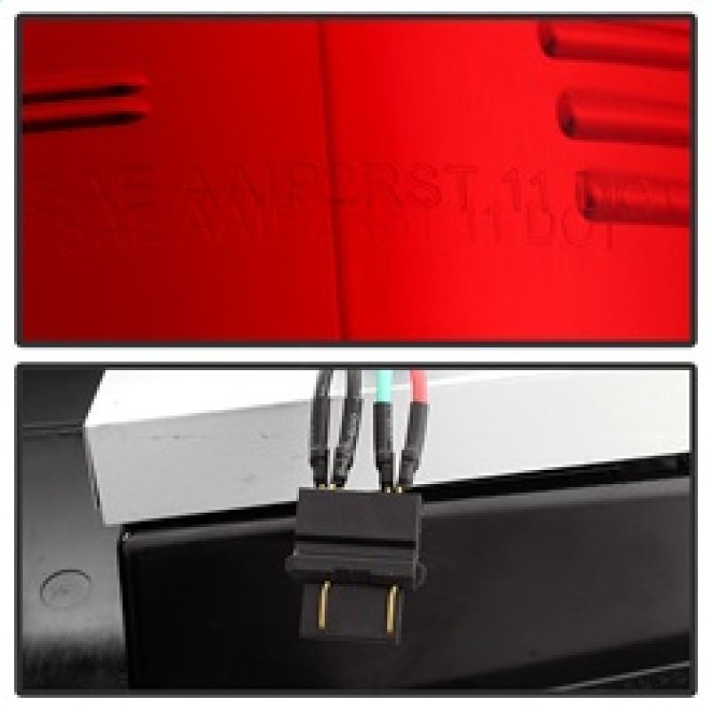 Load image into Gallery viewer, Spyder Ford F150 Styleside 97-03/F250 Version 2 LED Tail Lights Red Clear ALT-YD-FF15097-LED-G2-RC
