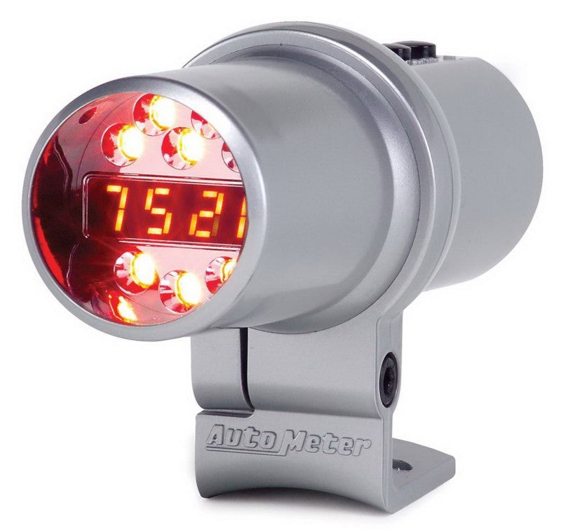 Load image into Gallery viewer, Autometer Shift Light Level 2 DPSS Digital w/ Multi-Color LED Silver Pedestal Mount
