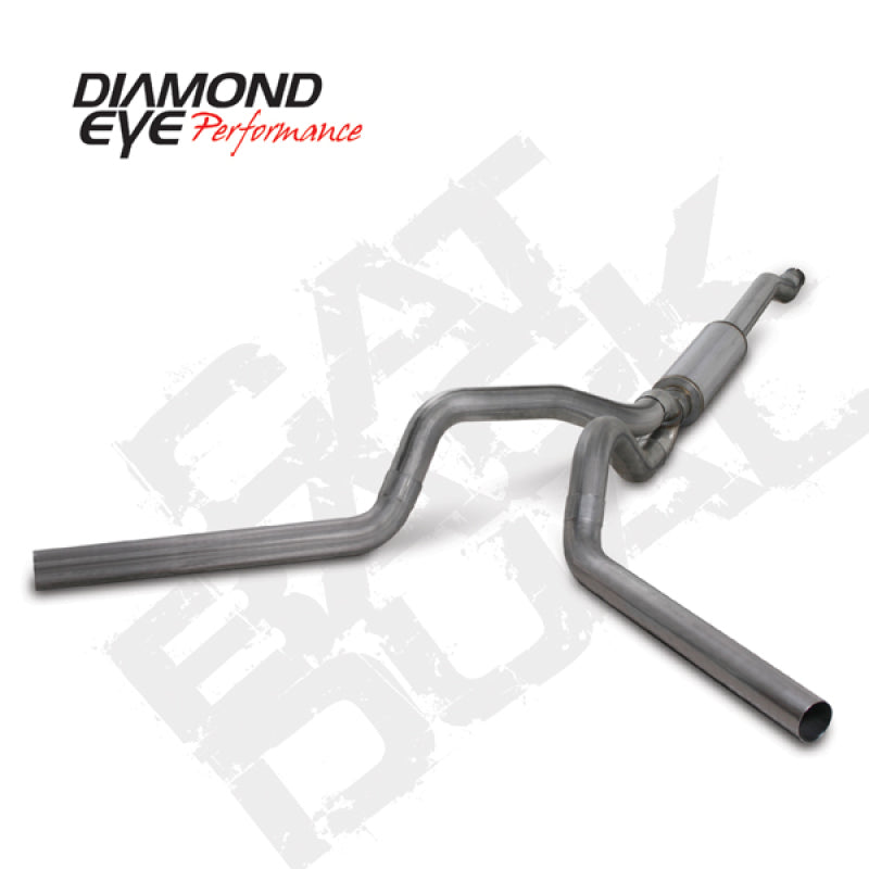 Load image into Gallery viewer, Diamond Eye KIT 4in Catback DUAL SS: 03-07 FORD 6.0L F250/F350
