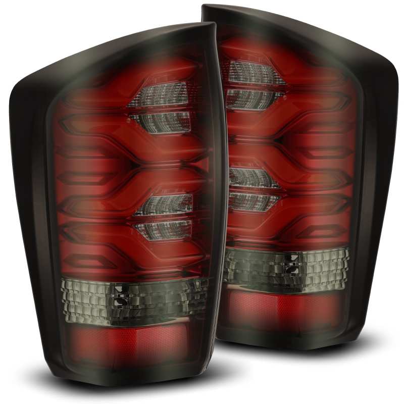 Load image into Gallery viewer, AlphaRex 16-20 Toyota Tacoma PRO-Series LED Tail Lights Red Smoke
