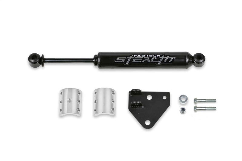 Load image into Gallery viewer, Fabtech 18-21 Jeep JL 4WD Stealth Steering Stabilizer Kit (High Clearance/Non-Stock Height)
