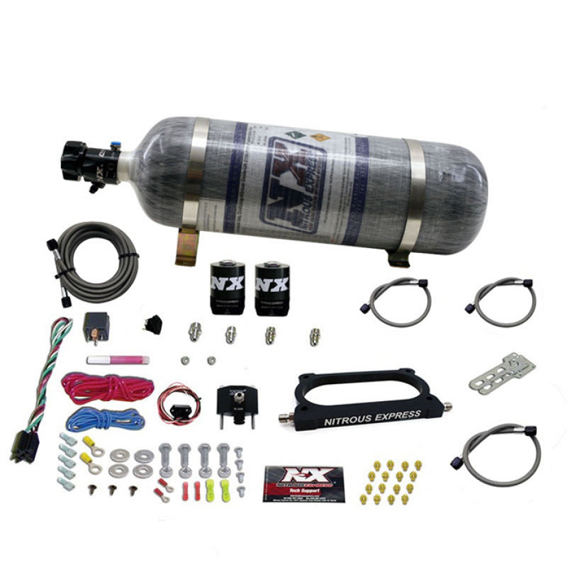 Load image into Gallery viewer, Nitrous Express 07-14 Ford Mustang GT500 Nitrous Plate Kit (50-250HP) w/Composite Bottle
