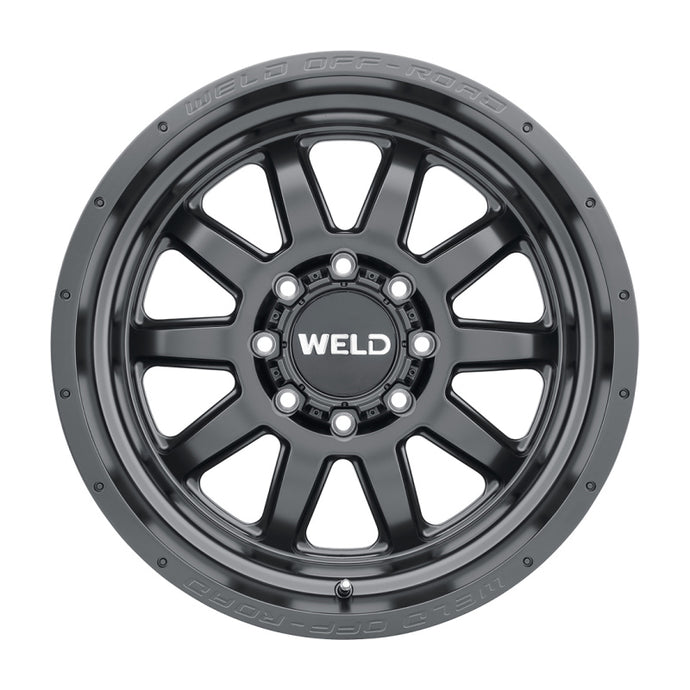 Weld Off-Road W101 20X12 Stealth 8X165.1 ET-44 BS4.75 Satin Black 125.1